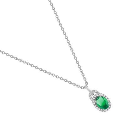 Collier or émeraude & diamants - 3.6010.E1
