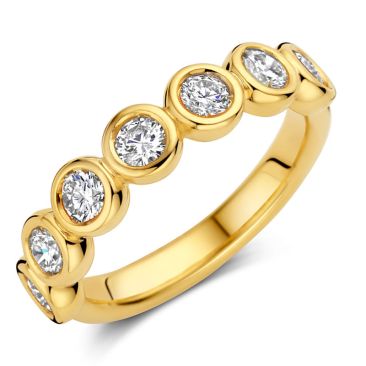 Demi alliance or & diamants Stepec - 91QP24/A