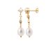 Boucles d'oreilles pendants plaqué or oxydes Stepec - IJPJBPPBO