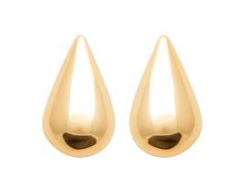 Boucles d'oreilles boutons plaqué or - IJPXJTPP
