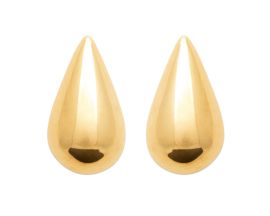 Boucles d'oreilles boutons plaqué or - IJPXJEPP