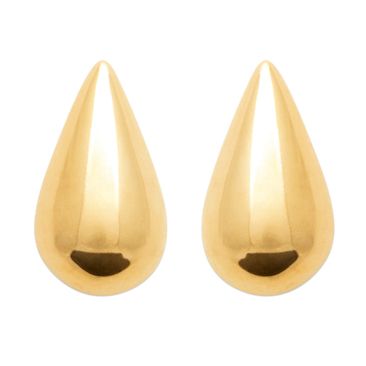 Boucles d'oreilles boutons plaqué or - IJPXJEPP
