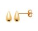 Boucles d'oreilles boutons plaqué or - IJPXJEPP