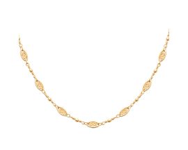 Collier plaqué or Stepec - EIIBITOU