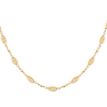 Collier plaqué or Stepec - EIIBITOU