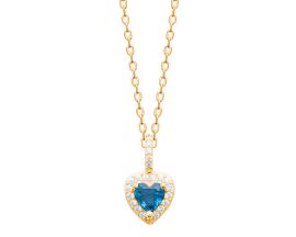 Collier coeur plaqué or oxydes Stepec - ESJETSOU