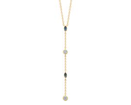 Collier plaqué or oxydes Stepec - ESJEXUOU