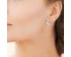 Boucles d'oreilles créoles argent oxydes Stepec - BXUXTBP