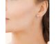 Boucles d'oreilles créoles argent oxydes Stepec - BXBJXBP