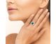 Bague argent empierré Malachite Stepec - BITXPUP