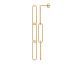 Boucles d'oreilles pendants plaqué or Stepec - IUTUSPP