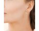 Boucles d'oreilles créoles plaqué or Stepec - IXUXSIP