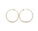 Boucles d'oreilles créoles plaqué or oxydes Stepec - IXJISBP