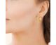 Boucles d'oreilles créoles plaqué or oxydes Stepec - IXJIEBP
