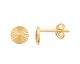 Boucles d'oreilles boutons plaqué or Stepec - IUUSEPP