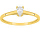 Bague solitaire or & diamant synthétique Stepec - 9KLGD117Y
