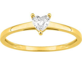 Bague solitaire coeur or & diamant synthétique Diamanti - 9KLGD120Y