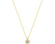 Collier or & diamant synthétique Stepec - 9KLGD124Y