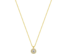 Collier or & diamant synthétique Stepec - 9KLGD124Y