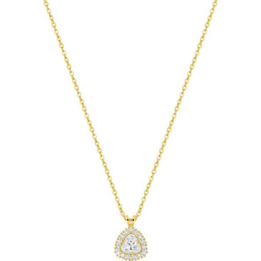 Collier or & diamant(s) synthétique(s) Stepec - 9KLGD135Y
