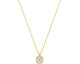 Collier or & diamant(s) synthétique(s) Stepec - 9KLGD161Y