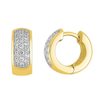 Boucles d'oreilles créoles or & diamant(s) - 2.6064.23