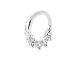 Piercing créole argent & oxydes Stepec - BXSUPBP