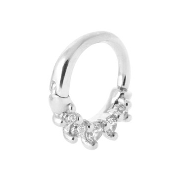 Piercing créole argent & oxydes Stepec - BXSUPBP