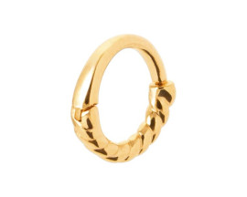 Piercing créole plaqué or Stepec - IXSUJPP