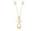 Collier acier doré Stepec - JBIIOEUU