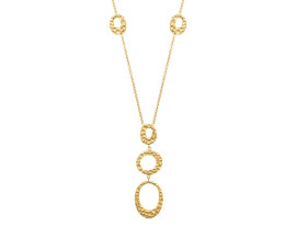 Collier acier doré Stepec - JBIIOEUU