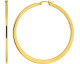 Boucles d'oreilles créoles acier doré Stepec - 435285