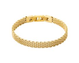 Bracelet acier doré Stpepec - JBIIBOIP
