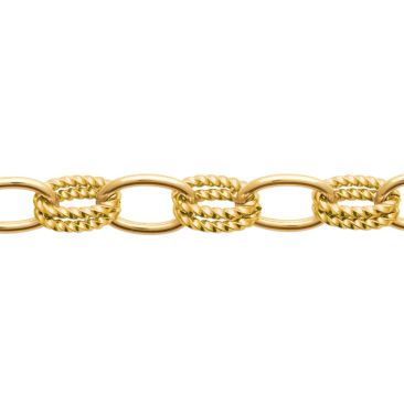 Bracelet acier doré Stepec - JBIIXOIB