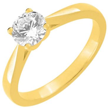 Bague solitaire or diamant 0.70 carat Girard - EA001JJB2