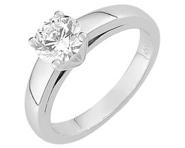 Bague solitaire or diamant 0,70 carat - EA002JGB2