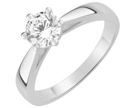Bague solitaire or diamant 0,70 carat - EA003JGB2