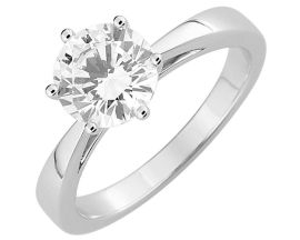 Bague solitaire or diamant 1,5 carats - EA003PGB2