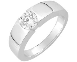 Bague solitaire or diamant 0,70 carat - EA006JGB2