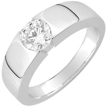 Bague solitaire or diamant 0,70 carat - EA006JGB2