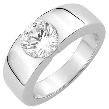Bague solitaire or diamant 1,5 carats - EA006PGB2