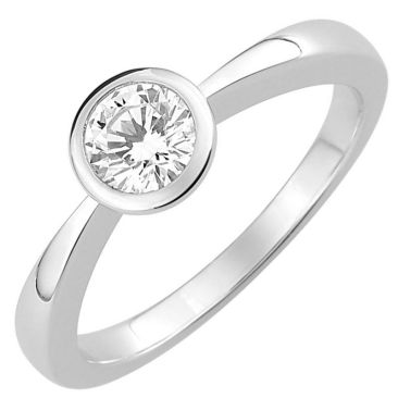 Bague solitaire or diamant 0.50 carat - EA005IGB2