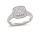 Bague or pavage diamant(s) 0,50 carat