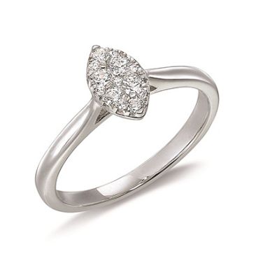 Bague marquise or & diamant(s) 0,25 carat
