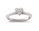 Bague coeur or & diamant(s) 0,25 carat