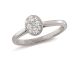Bague forme ovale or & diamant(s) 0,25 carat