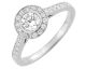 Bague solitaire accompagné or diamant(s) 0.75 carat - EA012KGB2