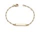 Bracelet gourmette identité or Stepec - nTEOE