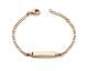Bracelet gourmette identité or Stepec - nEOUS