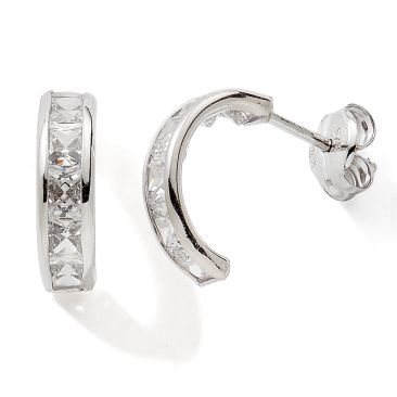 Boucles d'oreilles créoles or et oxydes Stepec - aPUX